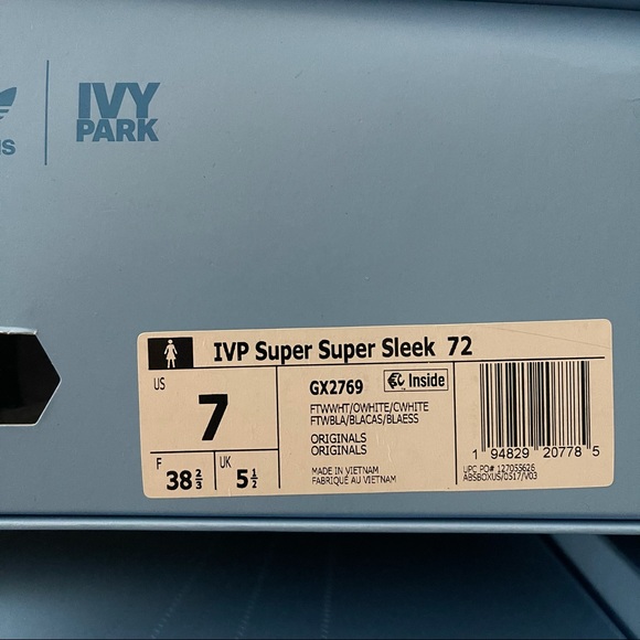 Adidas Ivy Park Super Sleek 72 'Icy Park' Women's Platform Shoes NEW - Picture 12 of 15
